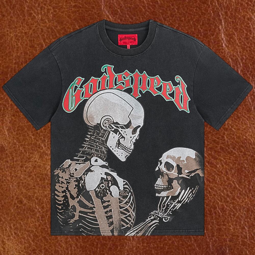 Men's Black Short Sleeve Godspeed